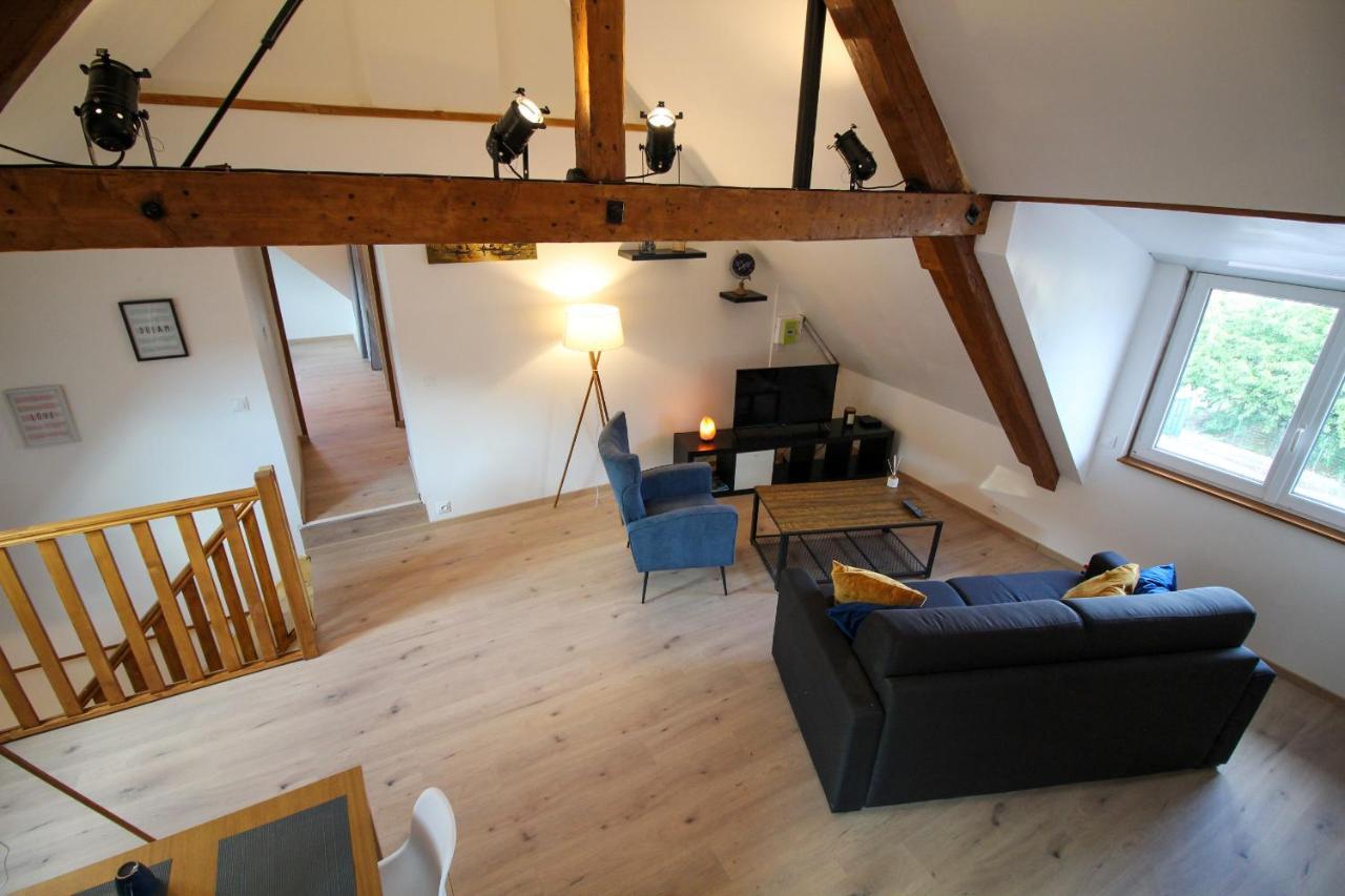 Au Toit De L'Alsace - Loft Au Pied Des Vosges Apartamento Wattwiller Exterior foto